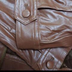 アクシーズファム　フェイクレザージャケット　Mサイズの画像