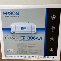 未開封】プリンター(EPSONカラリオ EP-806AW)