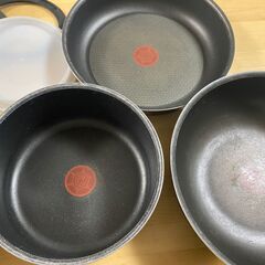 ティファール取手の取れる鍋セットの画像