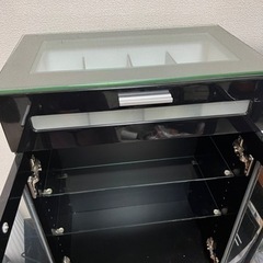【お譲り先決まりました】収納棚　ブラック　シック　美品　棚　収納ケース