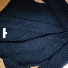 黒ニットボレロ風の画像