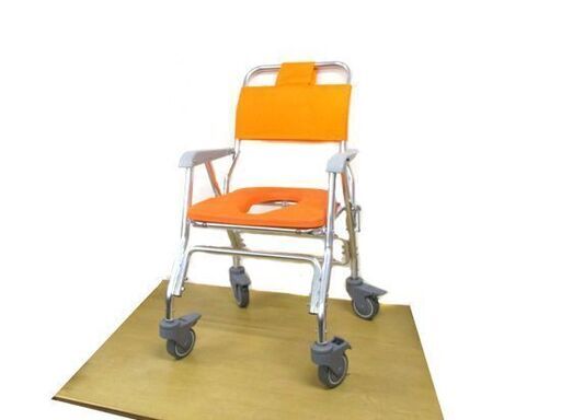 ムツミ 折りたたみ シャワー キャリー/チェア メディカル 介護用品 車いす 介護福祉 睦三 入浴補助