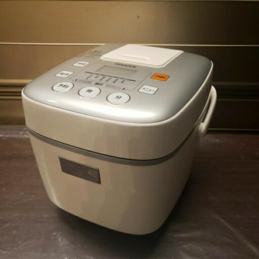 ☆美品☆  YAMAZEN ヤマゼン 3合炊き マイコン炊飯ジャー YJB-300 W ホワイト 2020年製\n\n