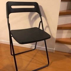 【2脚】イケアIKEA ニッセNISSE 折りたたみチェア
