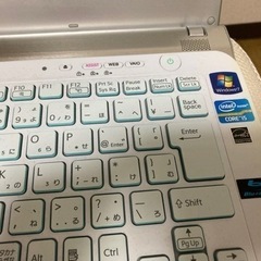 ノートパソコン　SONY VAIO i5 SSD換装済み　メモリ8gの画像