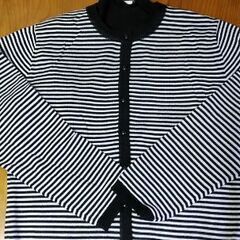 新品　ニット　ストライプ柄の画像