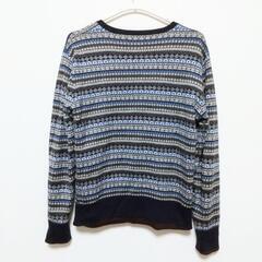 【約92%OFF】TAKEO KIKUCHI リバーシブル カーディガン L ブルー ブラウンの画像