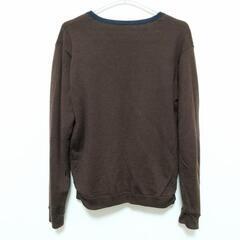 【約92%OFF】TAKEO KIKUCHI リバーシブル カーディガン L ブルー ブラウンの画像
