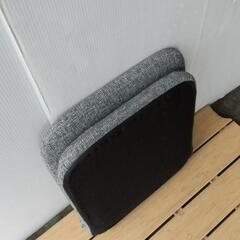 取引中☆シンプル座椅子グレー幅37.5☆の画像