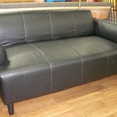 R305 IKEA HEMLINGBY ヘムリングビー人気 2Pソファ、合皮、幅145cm