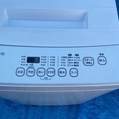 2019製 電子レンジ 洗濯機 6kg 美品 風乾燥機搭載の画像