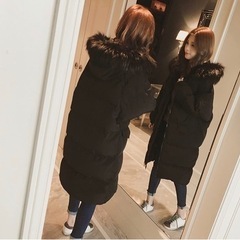 中綿ジャケット レディース Timsa 中綿コート レディース ロングジャケット 秋冬 フード 森ガール 可愛い アウター 厚手 韓国風 コート アウター 暖かい 防風 アウトドア 大きいサイズ カジュアル シンプル ロング丈 暖かい 保温 着痩せの画像