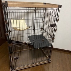 猫用 ハンモック付 ケージ