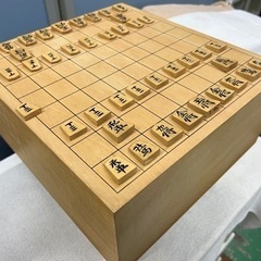 ■将棋盤と将棋駒セット■将棋台 板厚15cm■昭和レトロ ヴィンテージ