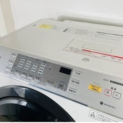 保証期間内Panasonic NA-VX3800L-Wドラム式洗濯機2018年式jtseの画像