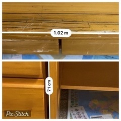 つくえ（椅子なし）の画像