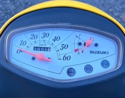 452. 動画あり　スズキ　レッツ4 原付　バイク　50cc   車体