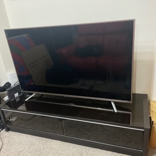 HJ50K323U ハイセンス　50インチテレビ　テレビ台付