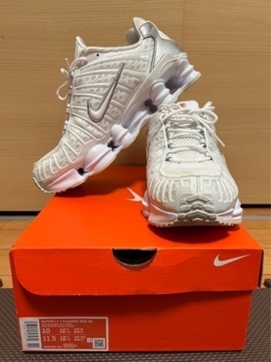 Nike Shox TL ホワイトメタリックシルバー