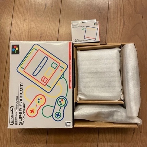 アダプタ付き　スーパーファミコンクラシック　スーパーファミコンミニ