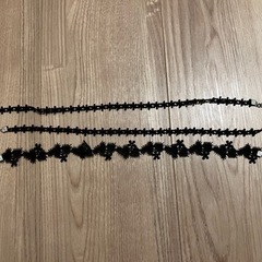 レースネックレス・ブラック