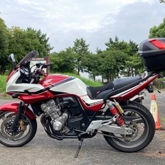 CB400SB NC42 ヨシムラマフラー♪リアボックス付で快適ツーリング！の画像