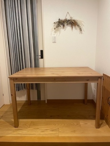 パイン無垢材ダイニングテーブル　カントリーjtse