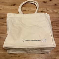 Hackberry しっかりとした生地の帆布トート②jtseの画像