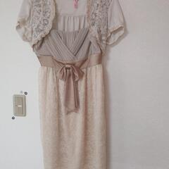 パーティードレス　ボレロ付き　値下げ
