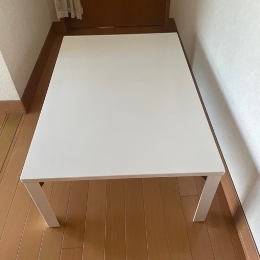 ニトリ　テーブル　折り畳み式　ホワイト