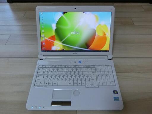 15.6インチワイド液晶 LIFEBOOK AH54/D 第2世代Corei3＋SSDで動作軽快！ [Windows10最新バージョンにアップグレード済み]