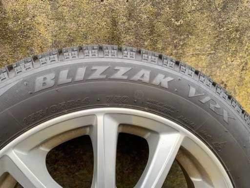 スタッドレスタイヤホイール4本セット155/65r14