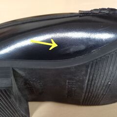 ローファー　黒　23.0の画像