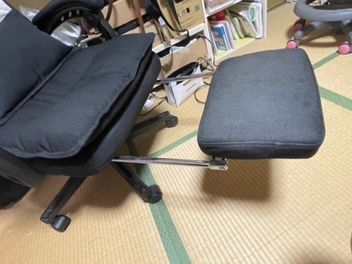 SKYEゲーミングチェア 布張地 オフィスチェア/デスクチェア/リクライニングチェア 伸縮可能のオットマン 通気性 ランバーサポート 