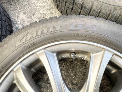 165/65R14トーヨースタッドレス+アルミ4本セット！パッソ、ルーミー、タンク、トール等 