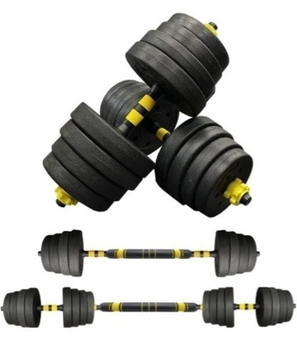 重さ調整可能な合計60kg ダンベルバーベル