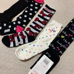【新品】女の子　くつ下　5足セット 19〜21 22〜24 女児...