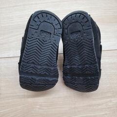 新品！MARK&SAM ベビー ローカットスニーカー 黒 ブラック 12の画像