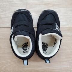 新品！MARK&SAM ベビー ローカットスニーカー 黒 ブラック 12の画像
