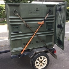 US military cargo trailer 軽規格の画像