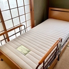 介護用ベッド　マットレス付き　美品
