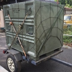 US military cargo trailer 軽規格の画像