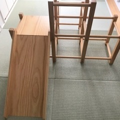 おしゃれな木製ジャングルジム♪