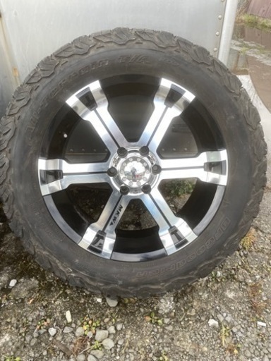 MKW mk36 ホイール，タイヤ20インチ pcd139.7 6穴 インセット22