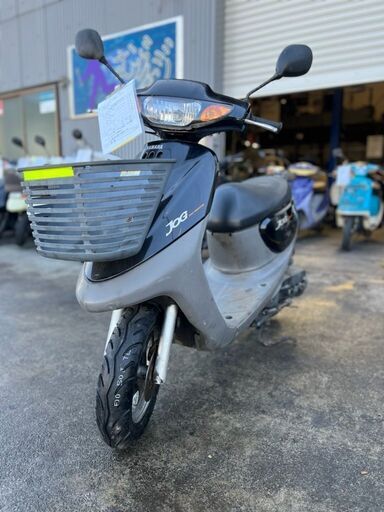 YAMAHA　ジョグ　プラグ・バッテリー・フロントタイヤ・インマニ・タイヤバルブ・マスター新品交換！　キャブ清掃済み！！