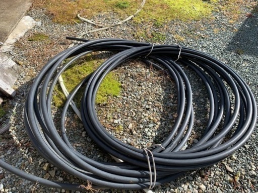 パイプ▲消雪に！黒パイプ！融雪！用途いろいろ！