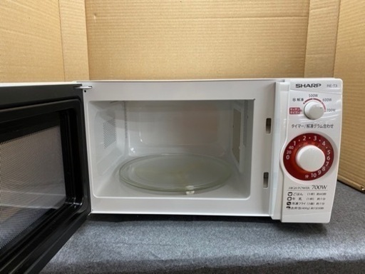 I771 ★ SHARP 電子レンジ（700Ｗ） ⭐動作確認済⭐クリーニング済