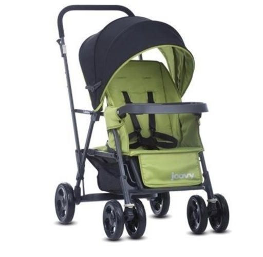 【新品】二人乗りベビーカー バギー　JOOVY カブース グラファイト アップルツリー