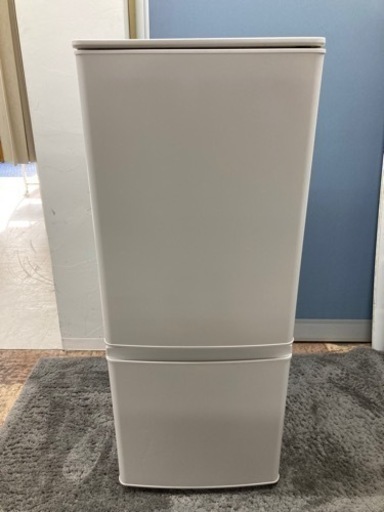 ◼️【中古品】MITSUBISHI 三菱 2ドア冷蔵庫 2020年製 MR-P15F-W 冷蔵庫 ホワイト 東京都町田市