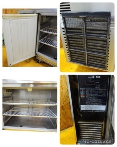 (838-0) ホシザキ 業務用 テーブル形冷蔵庫 台下冷蔵庫 RT-120SNE-ML W1200D600H800 242L 100V 中古 厨房 お引き取りも歓迎 大阪府